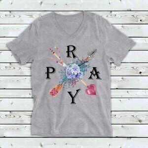 Boho Pray T-shirt Moss Rose Designs